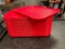 Lot of 25 Cambro No. 1418FF Cafeteria Trays - Red