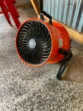 Commercial Electric 10in Turbo High Velocity Floor Fan