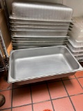 Lot of 14 Full Size Steam Pans - 4in D - Sold 14x$