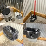 Restroom Plungers and Trashcans