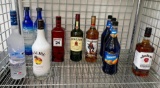 11 Sealed Bottles of Booze, Jim Beam, Blue Curacao, Capt'n Morgan, Jameson, Beefeater 24, Grey Goose