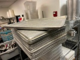 Lot of 17 Aluminum Sheet Pans, Full Size 18in x 26in - Sold 17x$