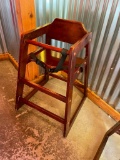 HD Wood NSF High Chair