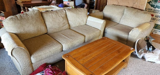 Matching Couch and Sofa, Fabric Treated w/ Guardsman Protection