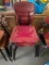 (5) Molded Plastic Stack Chairs - Red
