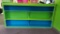 8 Ft Wooden Bookcase Painted in Green 96