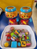 (2) Fisher Price Gum Ball Toys w/ Extra Blocks