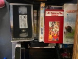 Large Group of Children's Movie VHS Tapes