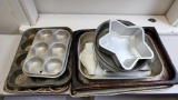 Group of Baking Pans, Cup Cake/Muffin Pans, etc