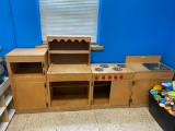 Wooden Toy Kitchen Set