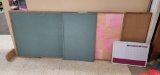 (4) Cork Boards & Dry Erase Calendar Board