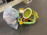 Tote Full of Baby's Instrument Toys