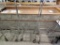 Lot of 3 Mobile Wire Clothes Racks / Baskets - Wheels May Need Cleaned/Oiled