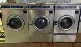 Lot of 3, Dexter Double Load Thoroughbred 300 T-300 Commercial Washer / Extractor