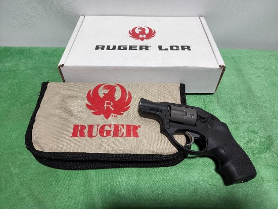 Ruger LCR 357 Mag Double Action Revolver w/ Leather Holster SN: 546-04114
