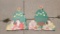 Lot of 2 Irha Hardware Store Cardboard Display Signs for Christmas