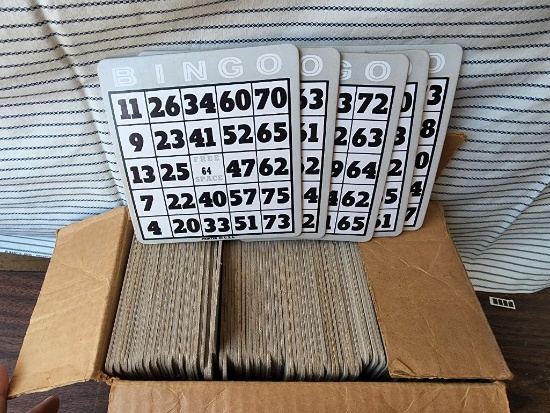 Box of Bingo Cards
