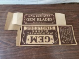 1930s Gem Singledge Micromatic Blades Box