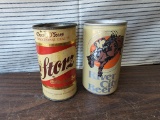 Lot of 2 Storz & River City Beer Cans