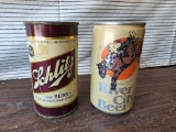 Lot of 2 Schlitz & River City Beer Cans
