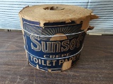 Sunset Crepe Old Toilet Paper Roll