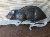 Molded Plastic Rat
