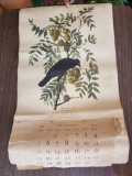 1955 Wall Hanging Calendar - May be Incomplete