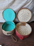 Lot of 2 Hat Boxes