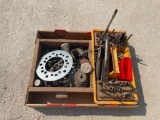 Group of Tools, Extensions, Sockets, Pulleys, Tooling