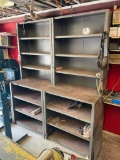 2 Metal Shelving Units