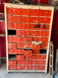 Large Organizer Cabinet Full of Inventory, Lots of Fittings, See Images for Examples, Didn't Photo