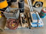 Skid, Tow Supply, Concrete Mix, Air Hose, Trouble Light