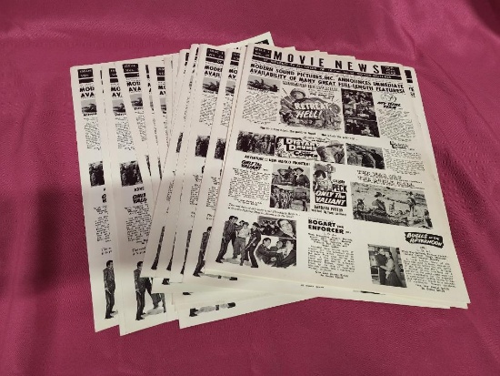 Stack of Vintage - Movie News - Promo from Modern Sound Pictures, Issue 1, Vol. 25 - Omaha, Nebr