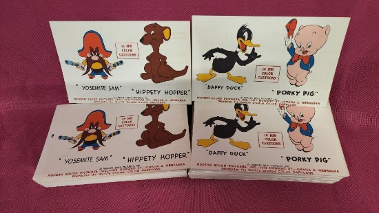 Large Stack of Vintage Disney Movie Promo Postcards, Modern Sound Pictures, Omaha - 16mm