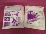 Stacks of Original Promo Brochures, Duel of the Iron Fist Kung Fu, Clint Eastwood Dirty Harry