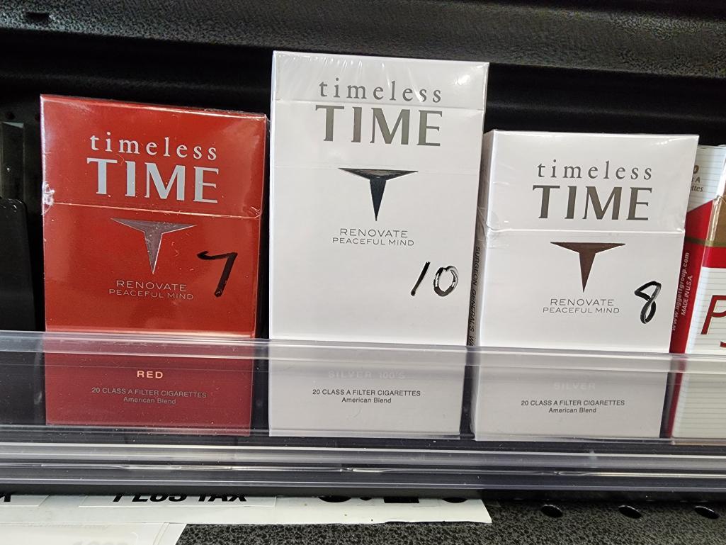 time cigarette 25 Packs Timeless Time Cigarettes, 10 White