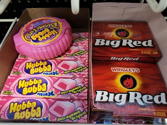 Big Red and Hubba Bubba Gum