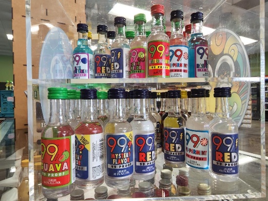 airplane miniatures alcohol