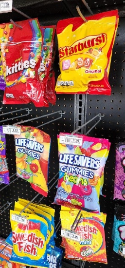 15 Bags of Candy, Skittles, Life Savers & Swedish Fish Gummies