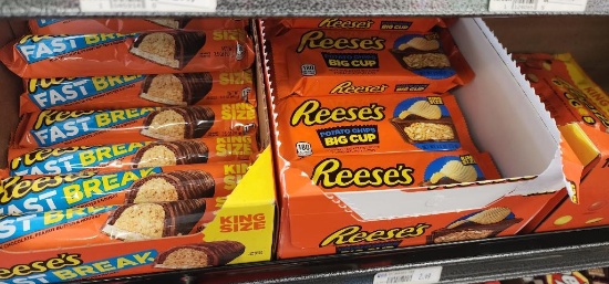Reese's Big Cups and Reese's Pieces