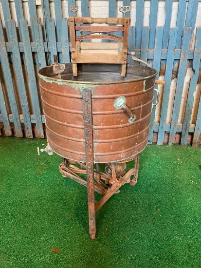 Early Copper Laun-Dry-Ette Electric Washing Machine No. 49806