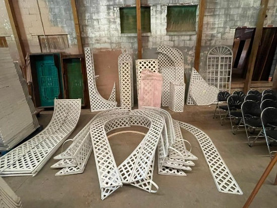 Large Supply of Modular Event Arches and Trellises