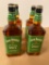 4 Bottles, Jack Daniels Tennessee Apple Whiskey, 1 Liter Bottles