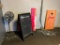 Sidewalk Sandwich Board Check Menu, 1/2 Cornhole Set, Fan