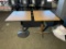 2 Restaurant Tables, Laminate Top, 24in x 30in x 29in H