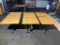 6 Restaurant Tables, Laminate Top, 30in x 30in x 29in, Good Condition