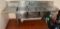 3-Compartment Stainless Steel Deep Commercial Sink, R & L Return Tables, 91in, 11in D
