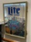 Miller Lite Beer Mirror, Approx. 16in x 24in