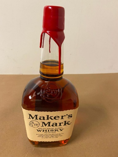 Maker's Mark Kentucky Straight Bourbon Whisky, 1 Liter Bottle