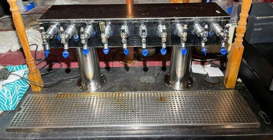10-Tap Keg Beer Tap Tower